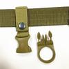 Outdoor Travel Multifunctional Water Bottle Ring Buckle Strap Sport Bag Waist Belt Accessory