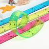 Soft Ruler 30cm Flexible Ruler Multi Color Creative Stationery Rule School Supply Student Stationery Ruler Folding Ruler