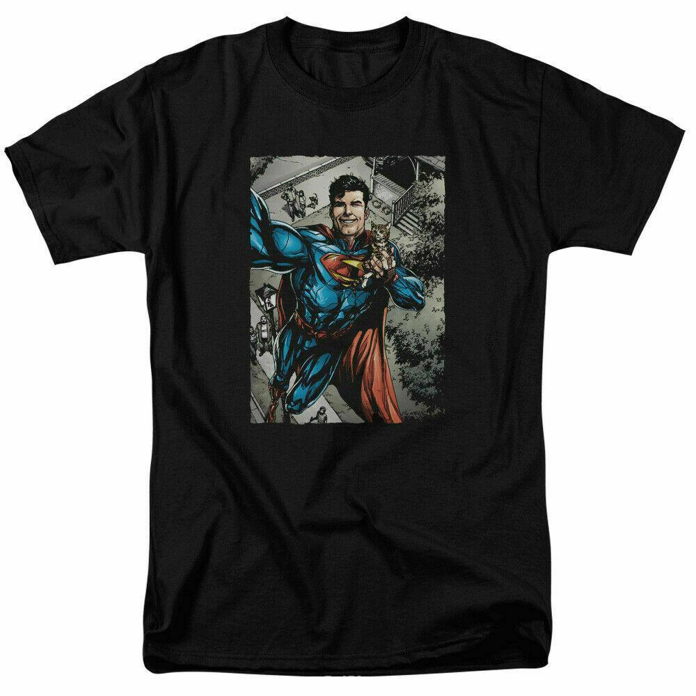 26 Superman Super Selfie T Shirt Licensed Comic Book Movie Tee Black Unisex T-Shirt M