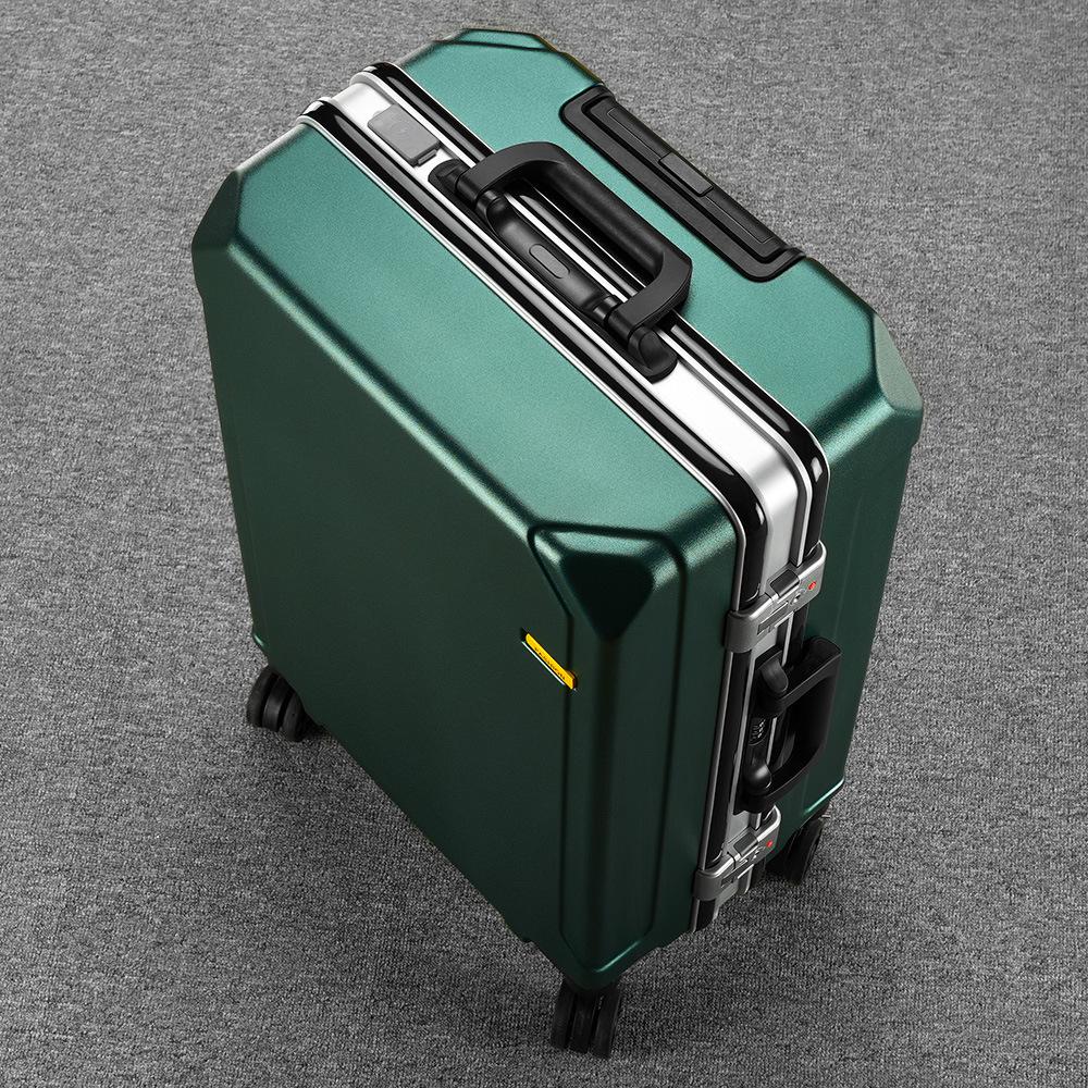 2025 Durable 20" Carry-on Aluminum Suitcase with Universal Wheels for Men and Women