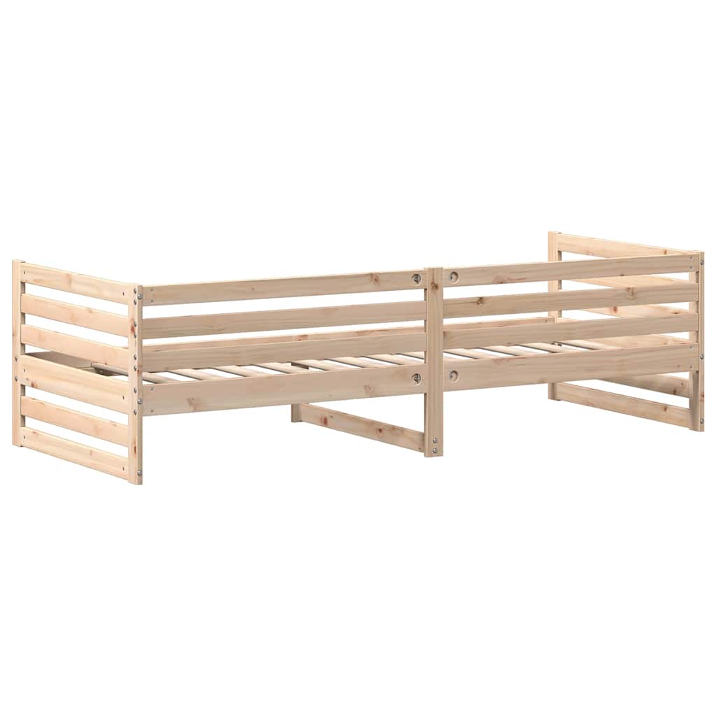 Daybed without Mattress 80 x 200 cm Solid Pine Wood