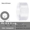 Transparent High-Pressure Pneumatic Air Hose: 8x4.5, 6x3.7, 9x6, 12x9 Sizes