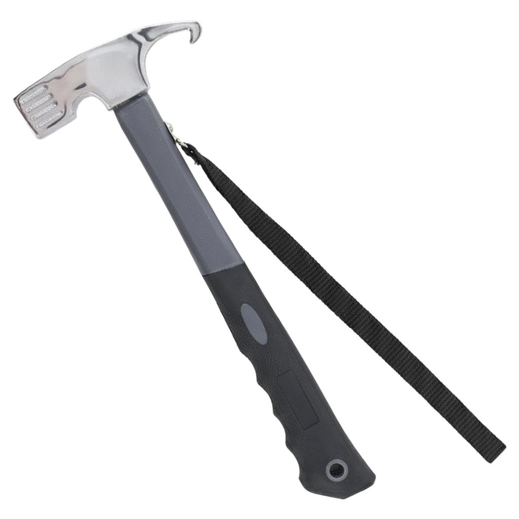 Carbon Steel Tent Hammer With Ergonomic Handle And Lightweight Design For Outdoor Camping