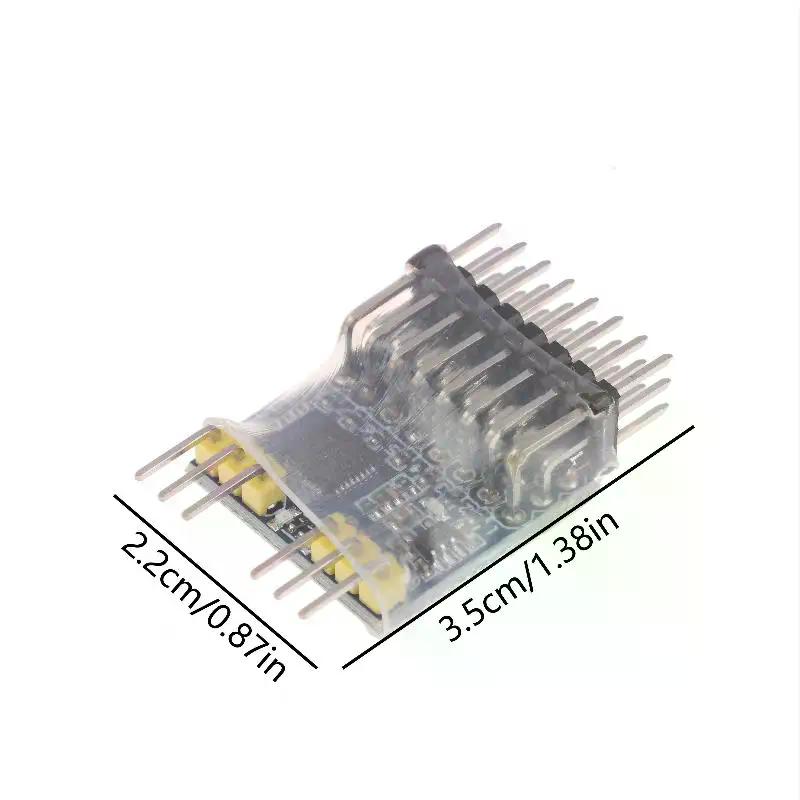 1/2Pcs SPP-SBUS PPM PWM Signal Conversion Module 8CH Receiver Input Voltage 3.3-20V For Airpanle Drone RC Model