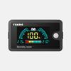 1 Set Lifepo4 Blei-Säure Lithiumbatterie DC8-100V Batteriekapazitätsanzeige mit Temperaturalarm LCD-Bildschirm Stromzähler