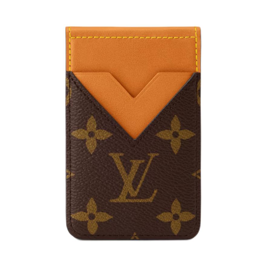 

Louis Vuitton Magnet Classic Monogram Archive Coated Canvas Foldable Card Holder Men accessories Brown M27090 Gift Set(Basic Set+Box+Shopping Bag)