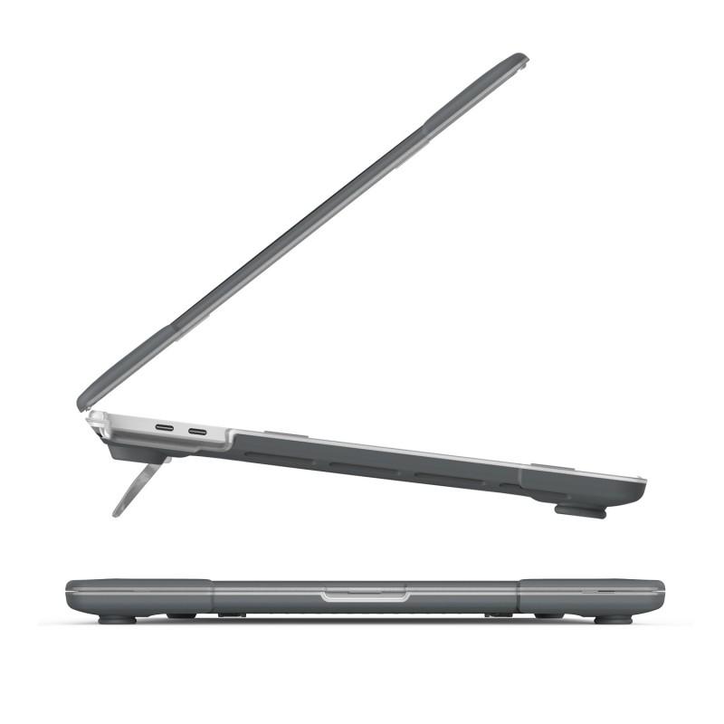 Transparent Matte TPU Case MacBook Pro 16-inch A2141 2019 2020 Shockproof Protective Cover Gray