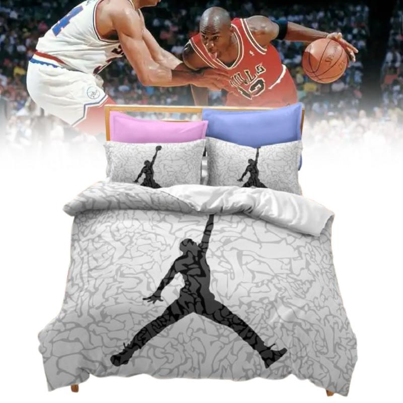 Series Michael Basketball Bedding Duvet Cover Pillow Case Bedroom Set