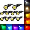 10X 23mm Eagle Led Eye Daytime Running Lights DRL Driving Backup Reversing Parking Signal Waterproof Lamps 9W DC 12V Black Shell