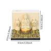 Time Piece Calendar 3D Art Guanyin Buddha Birthday Gift, Memo Pad Desk