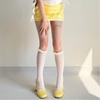Lace Pile Calf Socks Solid Color Knee Highs Socks Sweet Women's Stockings  Girl