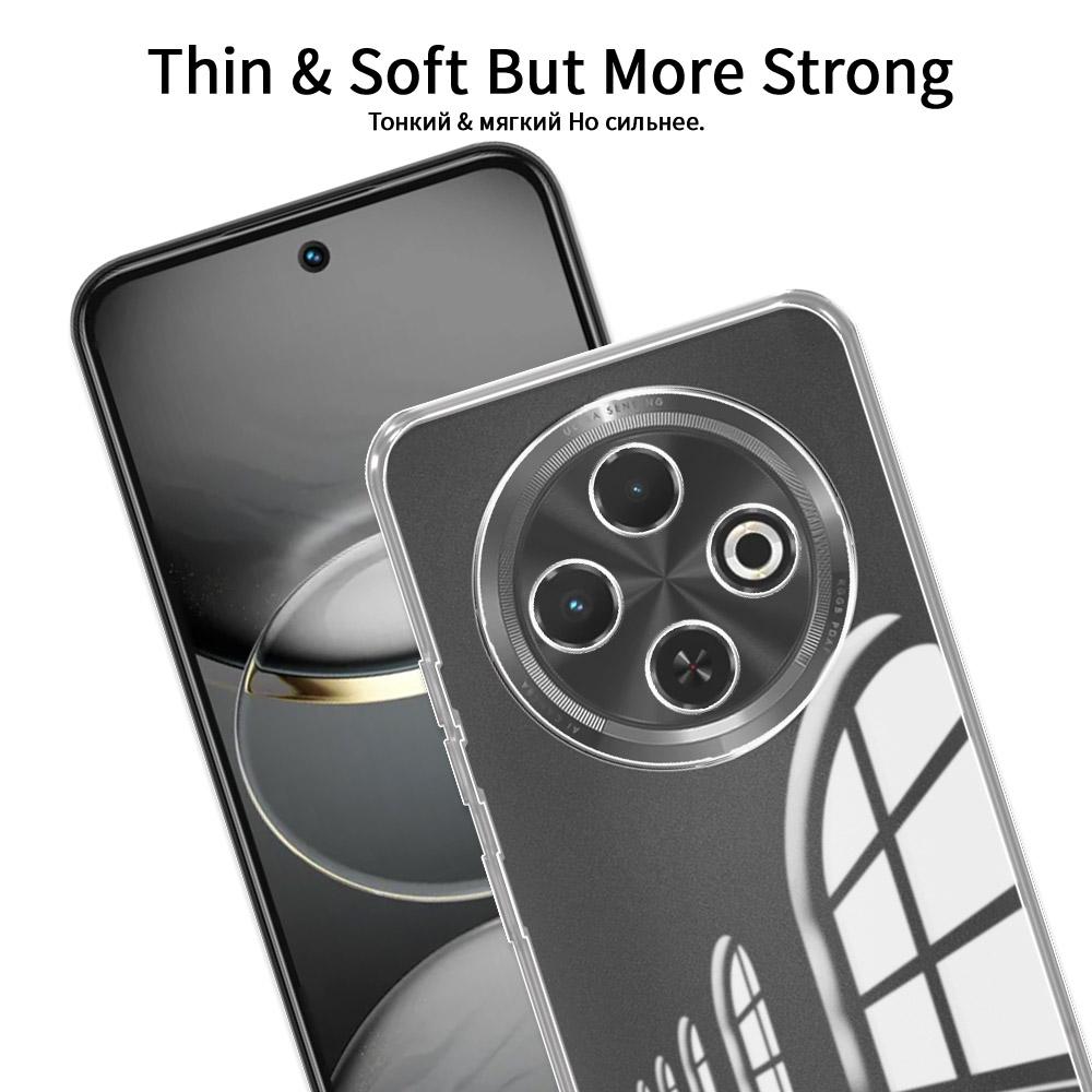 Für Tecno Spark 30C Hülle, Klare, Weiche Silikon Transparente Stoßstange Telefonhülle Für Tecno Spark 30C kl5n Klare Stoßfeste Rückseite