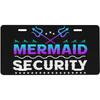 Galaxy Blessed Front License Plate for Women Car Vanity Plates Decorative Aluminum Metal Cute Novelty License Plate Cover for Men 6x12 Inch (4 Holes)