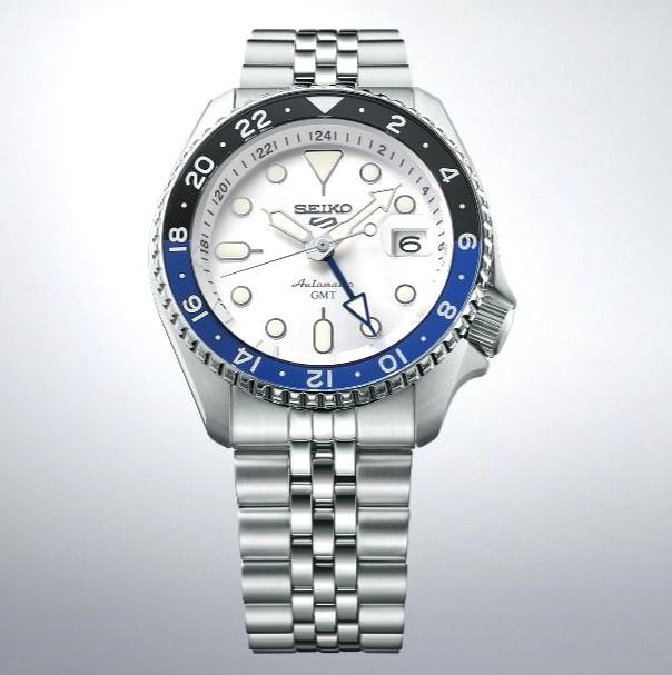 Seiko 5 sportovní automat GMT 100 m 41 hodin rezerva chodu pánské hodinky SSK033K1 SBSC017
