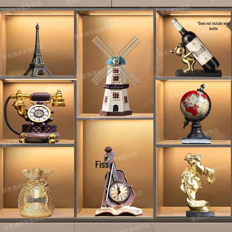 2025 High-End Living Room Decor: Wine & TV Cabinet Art Pieces