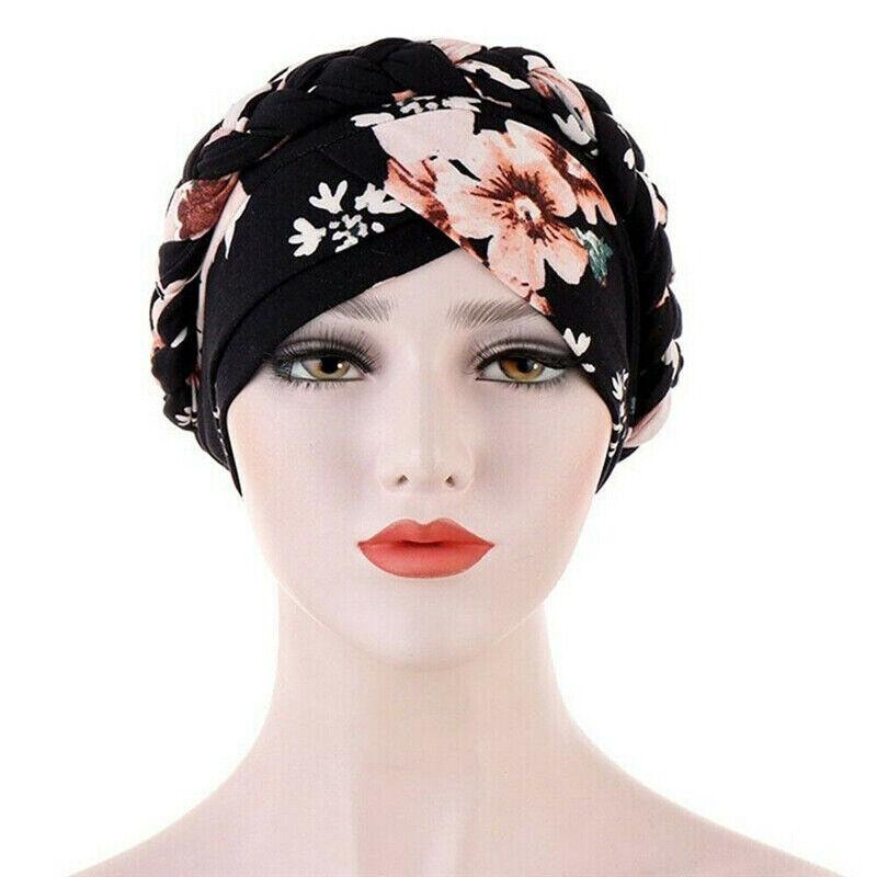 Women's Hat Chemo Cap Muslim Hair Loss Head Scarf Turban Head Wrap Covers