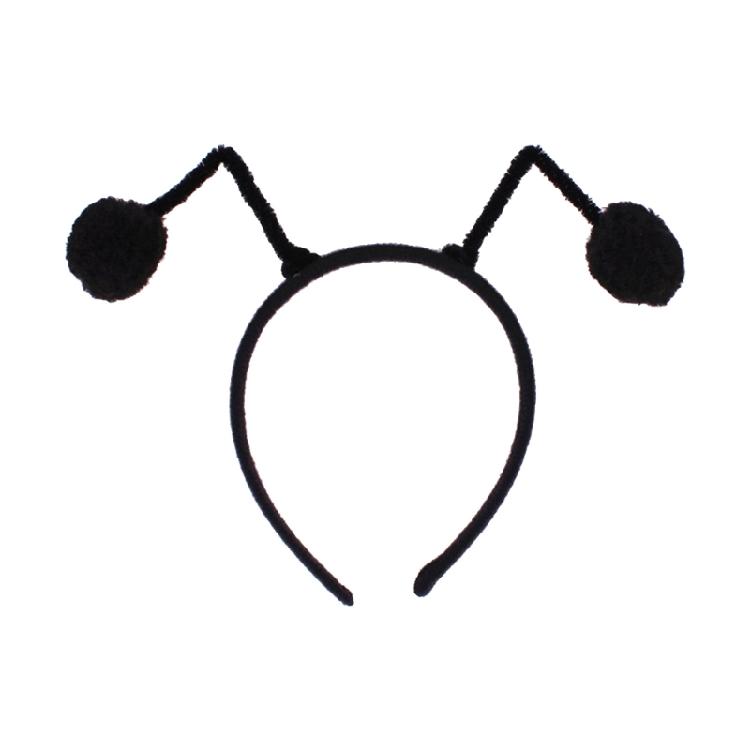 Dziewczęca Opaska do Włosów z Pompomem i Kształtem Antenki Pszczoły Cosplay Kreskówkowa Opaska Pszczoła Cosplay