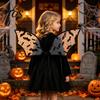 Bat Wing Costume for Kids Girls, Halloween Fairy Portable Gear Parties, Cosplay, Festivals, Stage Performance Durable Cosplay Accessory