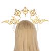 Handmade Halo Crown Headpiece Lolita Goddess KC Gothic Angel Headband Halloween Christmas Party Headdress Hair Accessories