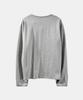 ASP U-Neck Long Sleeve T-Shirt - Melange Gray