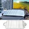 200x70cm Windshield Snow Cover PE Pearl Cotton Windshield Protector  Frost Protection