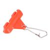 30PCS Orange Red Fishing Rig Booms Double Lock Snaps Sliding Rig Boom Zips Slider Boom  Boat Fishing