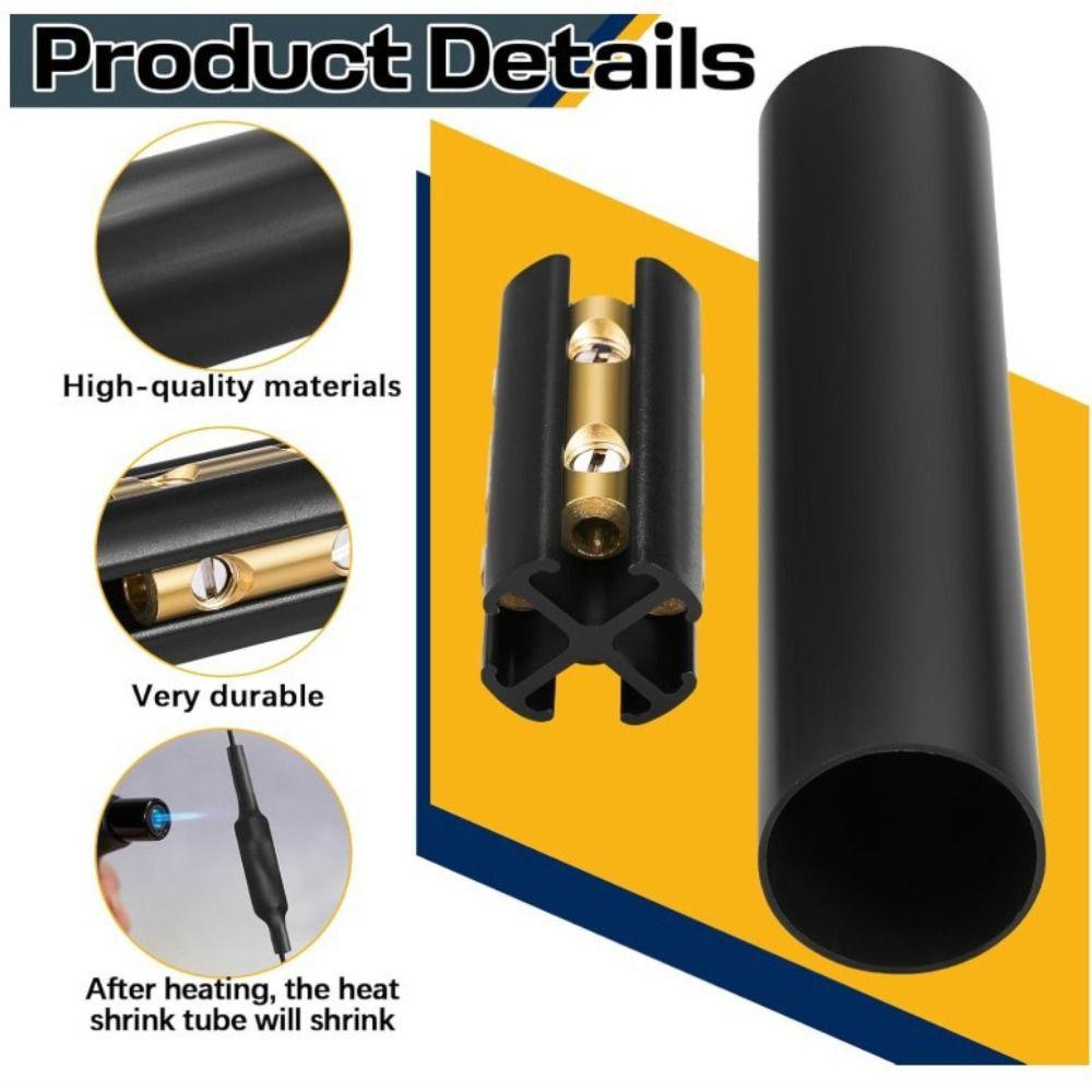 600 Volts Rated Underground Wire Splice Kit Heat Shrink UV Resistant Splice Kit Durable Waterproof Wire Connectors