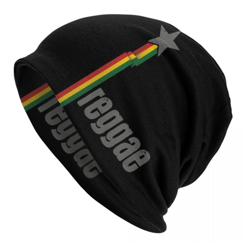 Rainbow Heartbeat Reggae Rasta Colors Beanie Cap Unisex Winter Bonnet  Knit Hats Outdoor Jamaica Jamaican Skullies Beanies Hats