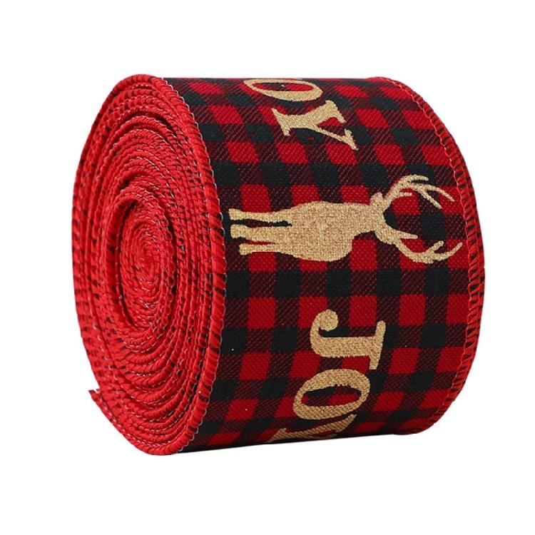 Gift Wrapping Ribbon Wired Edge Ribbon for Wreaths Bows Christmas Decor DIY