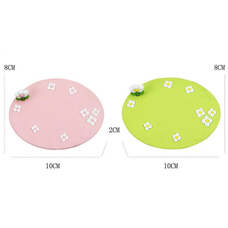 10x8cm Universal Car Dashboard Non Slip Mat Sticky Silicone Pad Phone Glasses Holder Flower Ornaments Car Cute Interior