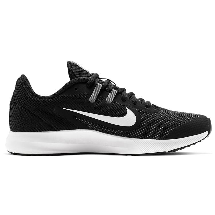 (GS) Nike Downshifter 9 'Black White' Kids' AR4135-002