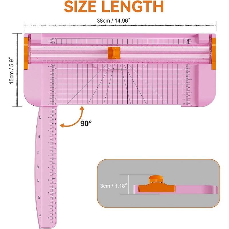 AmazonBasics - Taglierina per carta a lama rotante, formato A4