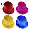 Magician Costume Accessories for Adults Kids Shiny Top Hats, Glitter Hat Adult Kids, Colorful Hat, Victorian Dress Up Christmas Sparkling Parties