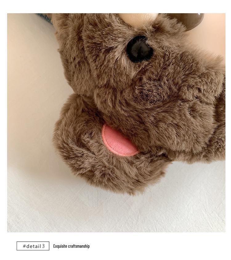 Cute Cartoon Little Bear Plush Backpack - Versatile and Adorable!