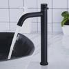Quick Open Single Cold Faucet Stainless Steel Washbasin Tap Heighten Washbasin Faucet  Hotel