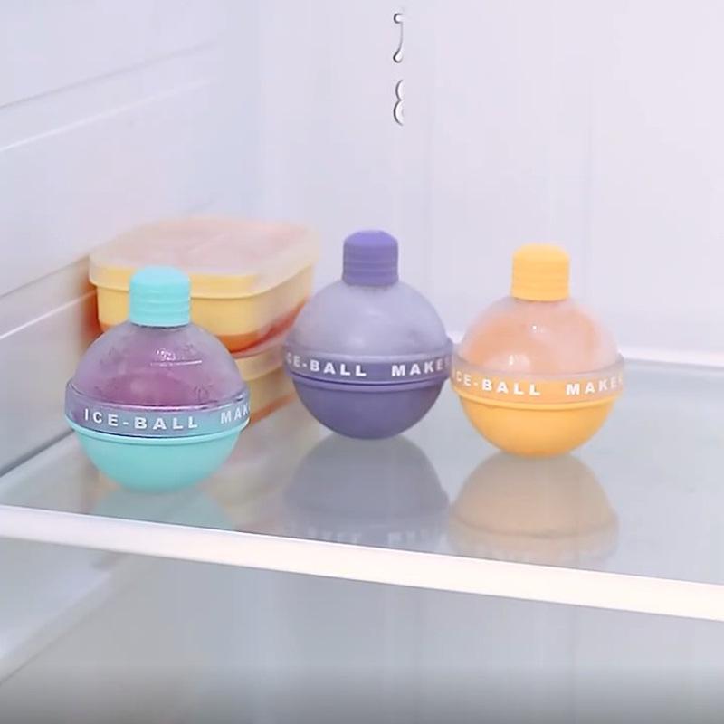 Silicone Round Ice Ball Mold Maker for Large Sphere Frozen Ice Cubes