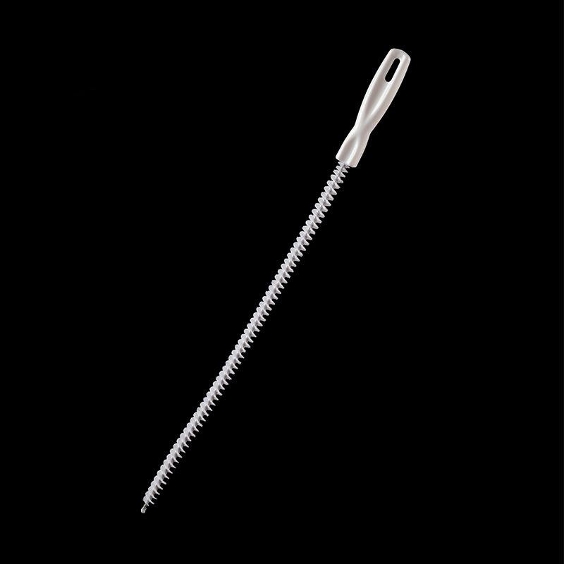 Spazzola per dragare il tubo da 45 cm Spazzola per capelli per il bagno Fogna Lavello Spazzola per la pulizia Pulitore di scarico Pulitore flessibile Strumento per la rimozione del foro della spina