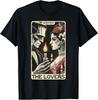 Halloween The Lovers Tarot Card Frankenstein Bride Men Women T-Shirt