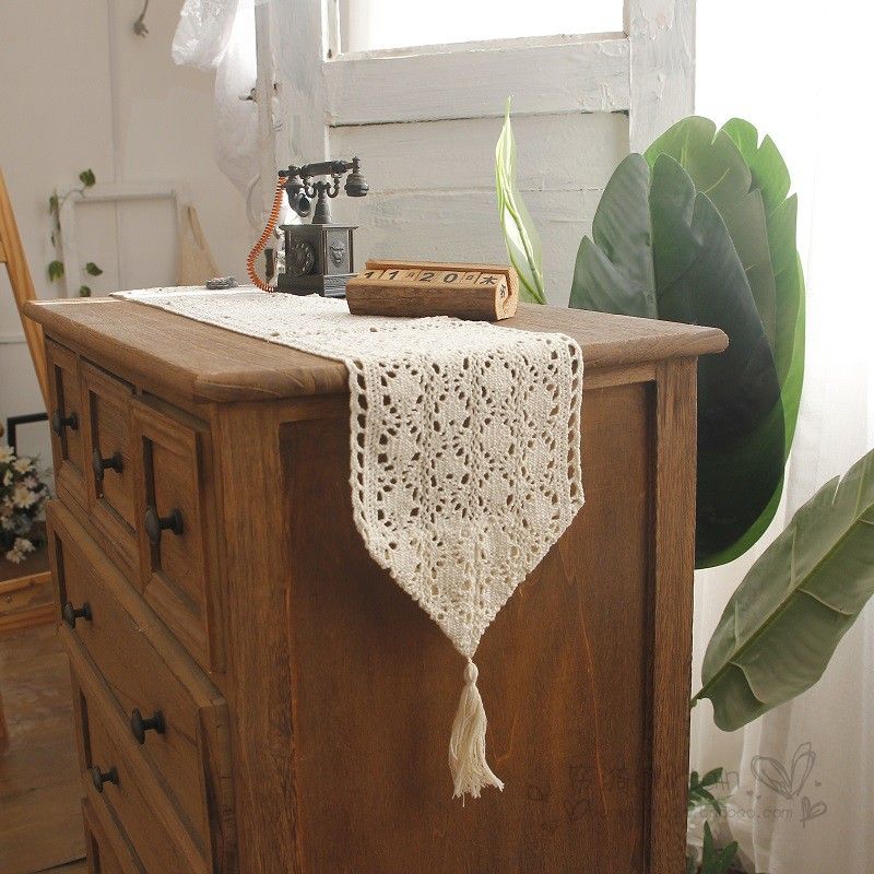 

Хлопок и Лен Дорожка на Стол Вырезанная Ткань Тумба под ТВ Очень Узкая Обувница Боковой Шкаф Флаг Маленькая Скатерть Чехол Полотенце Кружевная Накидка Ткань Stars-Long Ear 15*100cm