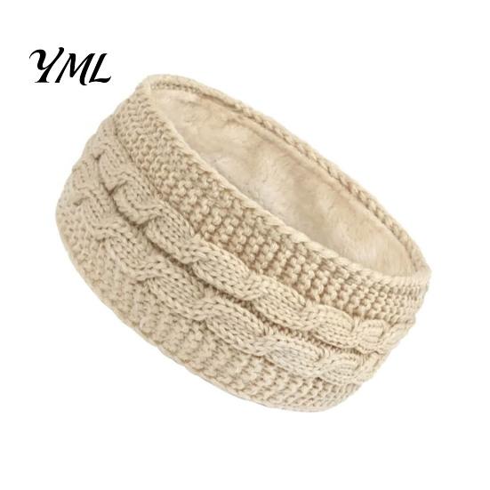 Lightweight Daily Commute Headband Winter Headbands for Women, Thickened Knitted Ear Warmers, Cold Stylish Accessories Women Weather Fleece