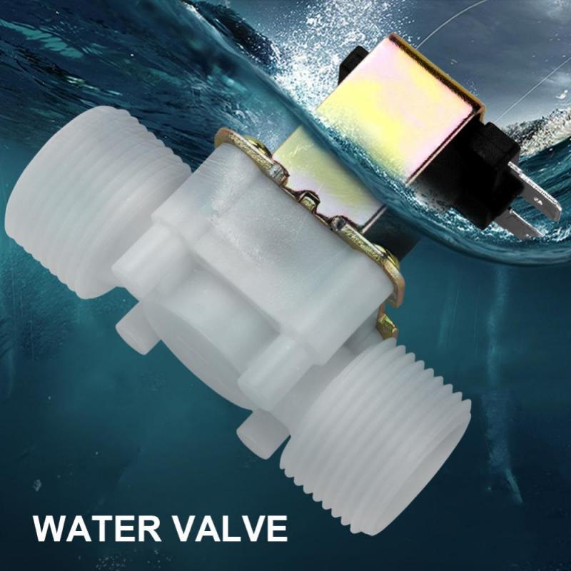 

DC 12V DN20 G3/4 Пластиковый электромагнитный клапан Нормально закрытый водоприемный переключатель