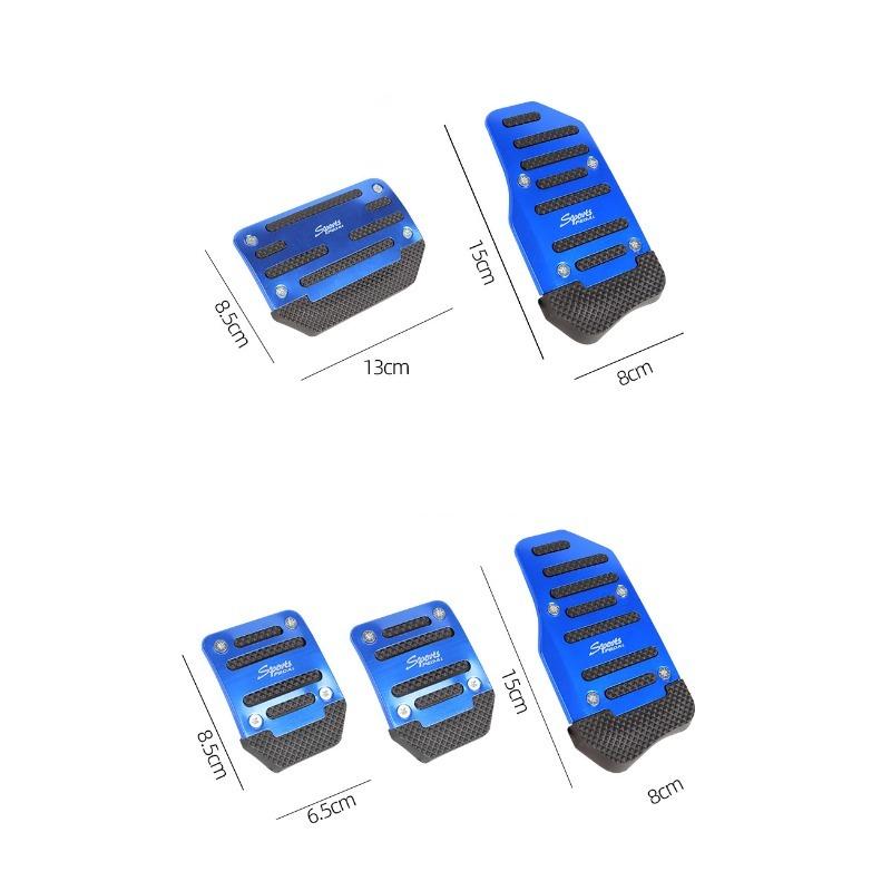 Aluminum Alloy Car Sports Pedal Set, Thickened Design, Non-slip, Wear-resistant, Universally Compatible, and Easy To Install.