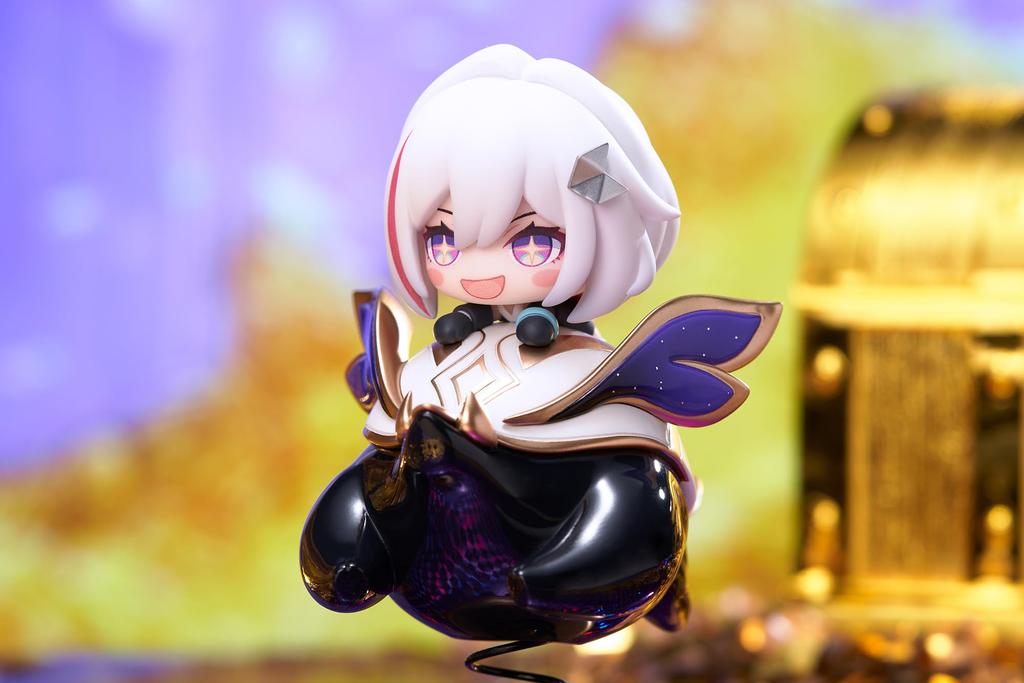 Collapse Star Rail Topaz & Kabu Chibi Character Swinging Stand PVC & ABS Painted Complete Figure