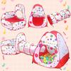 Portable 3 In 1 Kid Play Set Tent Ball Pit Crawling Tunnel Children Ball Pool Baby Balloon Playpen Yard Room Playground Gift Toy