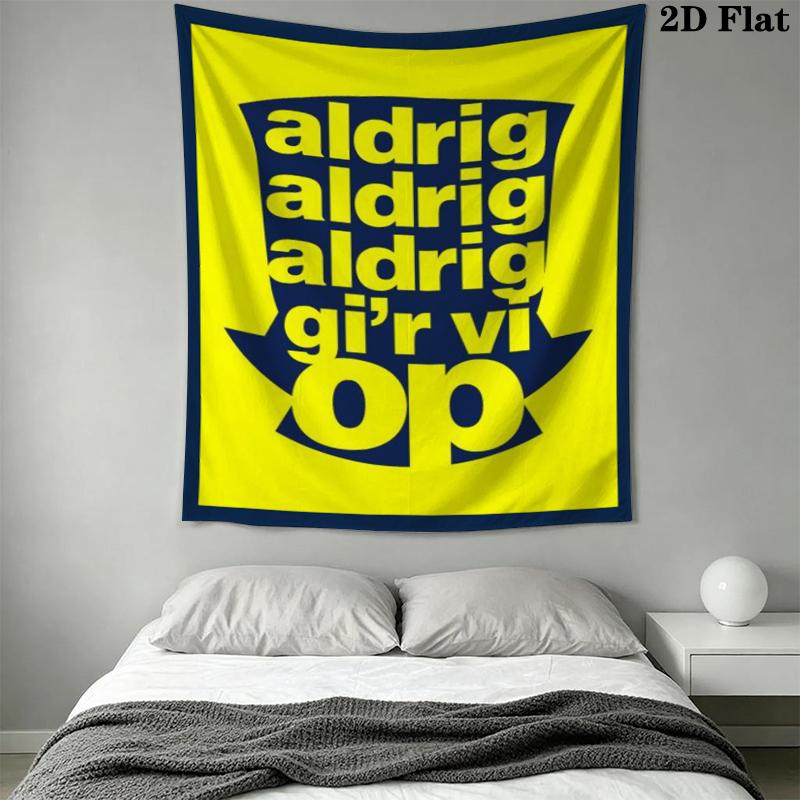 Brondby IF Wall Tapestry Aesthetic Wall Hanging Printed Fabric Blanket Decorative Tapestries for Bedroom Living Room Home Decor