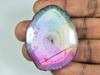 104Cts. Dyed Solar Druzy Agate Multi Colour Fancy Cabochon Loose Gemstone ET-31