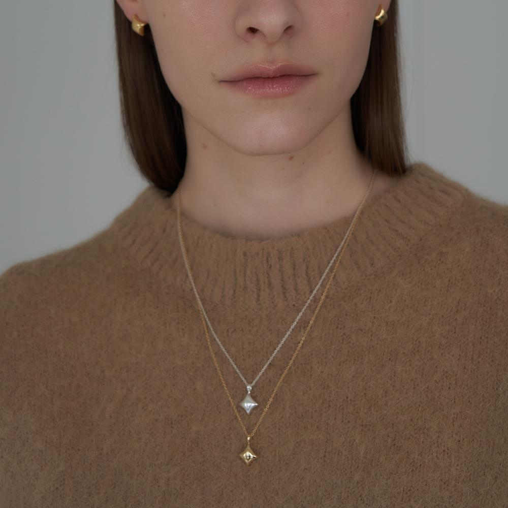 Still Instant One Shining Moment - Necklace 02 (2Colors)