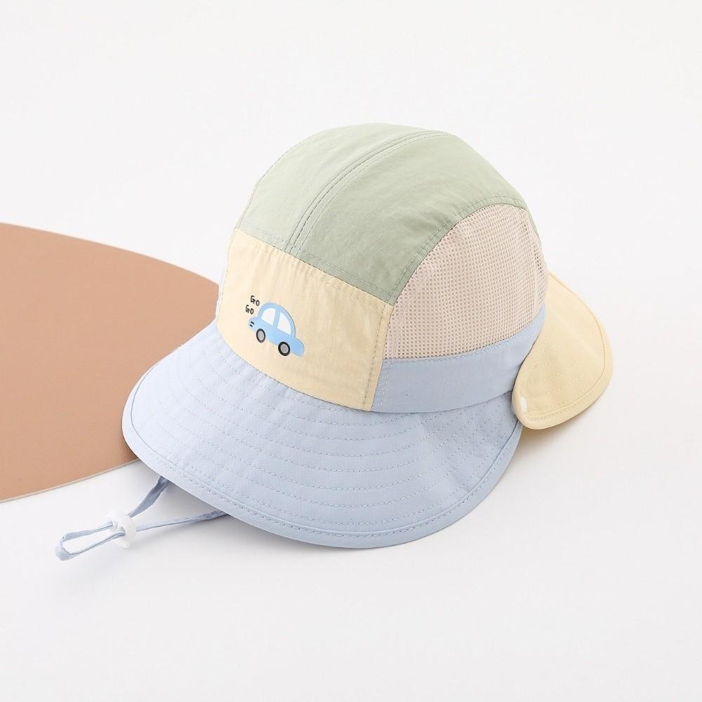 Animal Cartoon Bucket Hat Car Children's Fisherman Hat Cute Summer Kid Sun Hat  Girls
