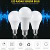 Motion Sensor LED Bulbs E27 PIR Lamp 7W Cool White 6500K LED Light Bulb Auto On/Off for Front Door, Garage, Stairs, Hallway
