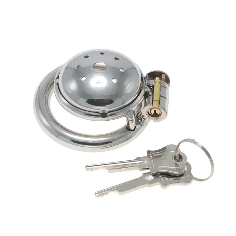 Stainless Steel CBQ Lock Penis Cage Chastity Device CB Chastity Lock False Mother Device Adult Toy Sex Tool